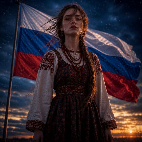 Обложка: Русский народный PHONK - Русский взгляд