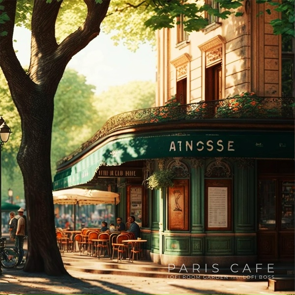 Обложка: Lofi Room Garden feat. Lofi Boss - Paris Cafe