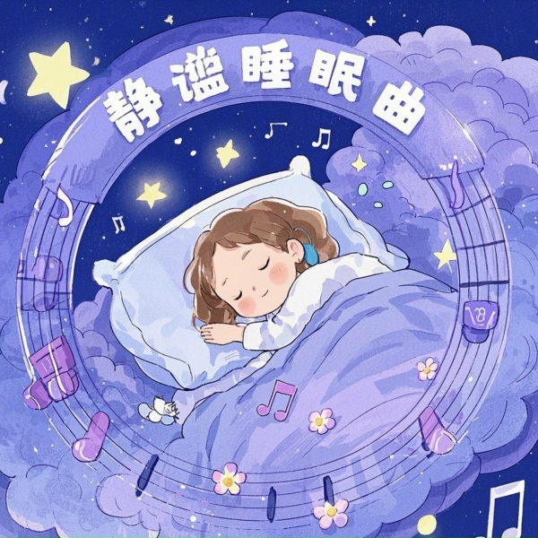 Обложка: 猫爪音符 - 催眠曲水声白噪古典钢琴：唰唰、即兴、沉静