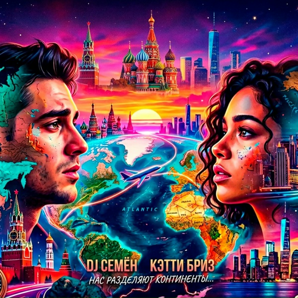 Обложка: DJ Семён, Кэтти Бриз - Нас разделяют континенты
