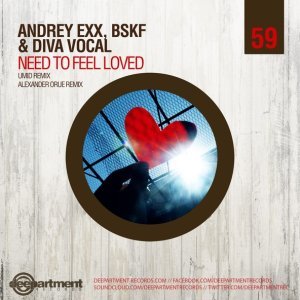 Обложка: Andrey Exx, BSKF & Diva Vocal - Need to Feel Loved