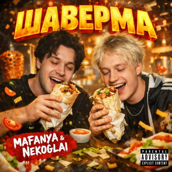 Обложка: mafanya, Nekoglai - шаверма