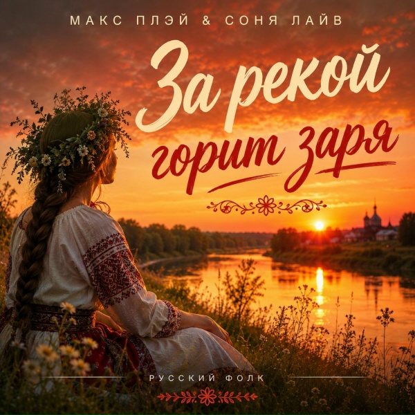 Обложка: Макс Плэй, Соня Лайв - За рекой горит заря