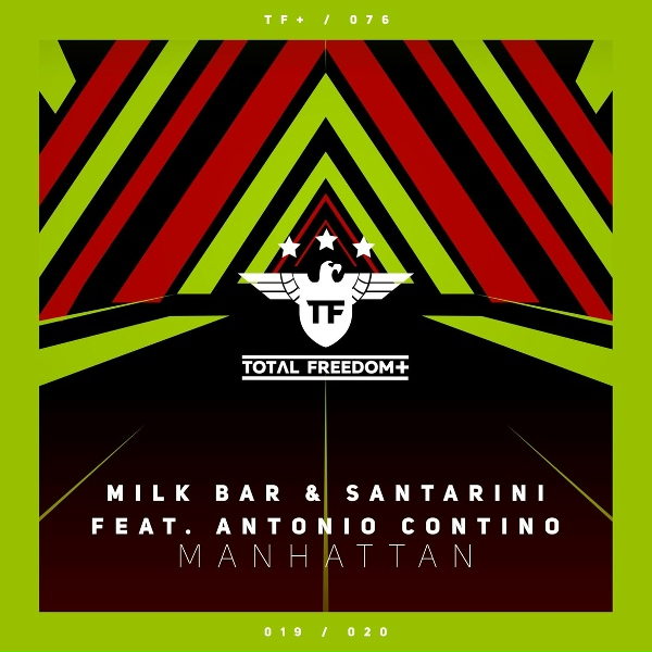 Обложка: Milk Bar, Santarini feat. Antonio Contino - Manhattan