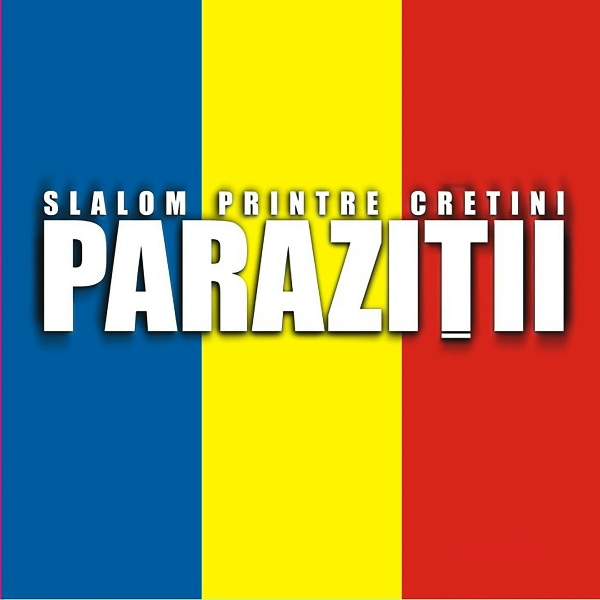 Обложка: Paraziții - Slalom Printre Cretini