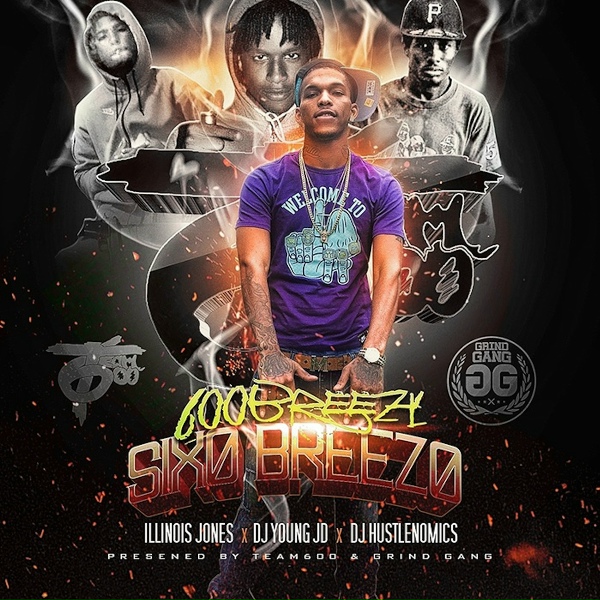 Обложка: 600Breezy feat. Huncho Hoodo, Young Famous - I Flex