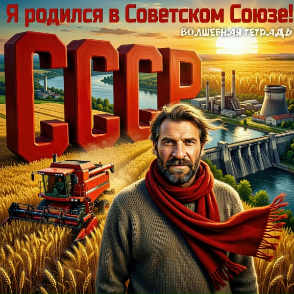 Обложка: Волшебная тетрадь - Я родился в Советском Союзе!