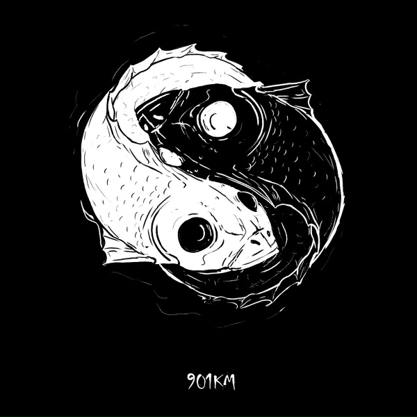 Обложка: 901km - Ч/Б