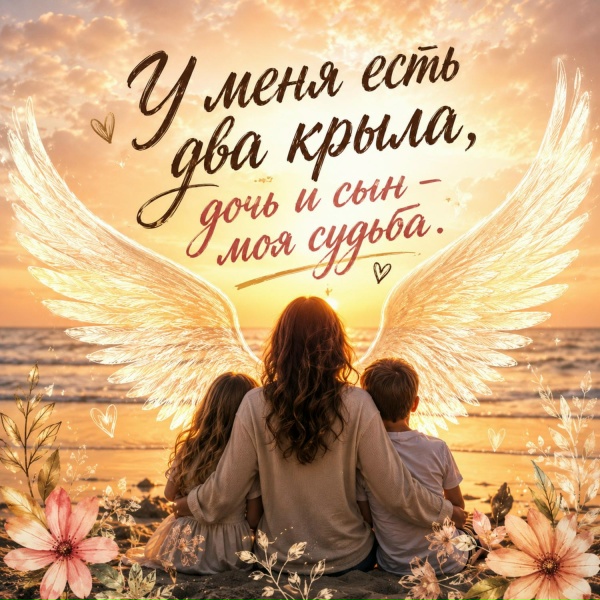Обложка: Лунель - У меня есть два крыла, дочь и сын моя судьба