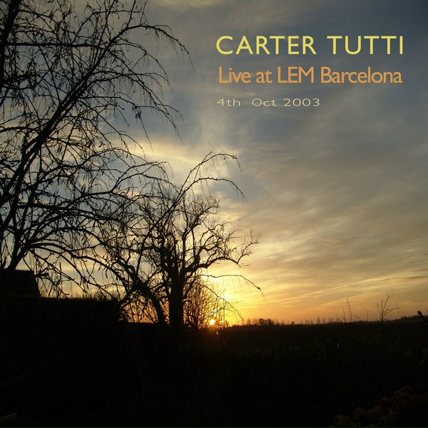 Обложка: Carter Tutti - Calm Circle