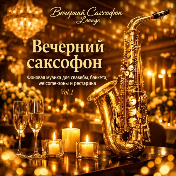 Обложка: Вечерний Саксофон Lounge - Элегантная лаунж музыка с саксофоном