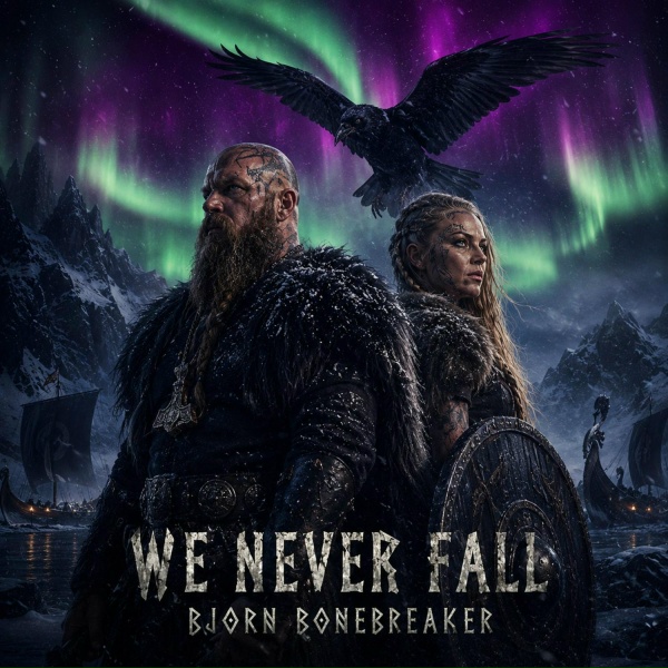 Обложка: Bjorn Bonebreaker - WE NEVER FALL (МЫ НИКОГДА НЕ ПАДАЕМ)