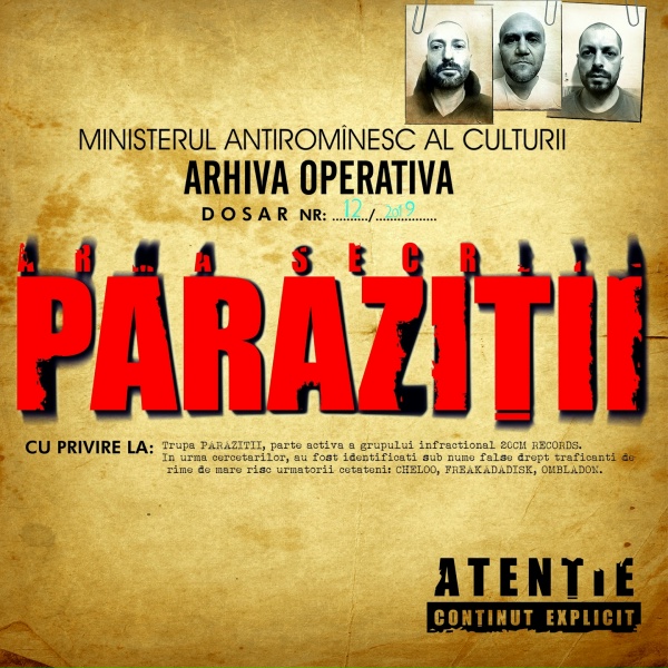Обложка: Paraziții - Parc-As F**E Ceva