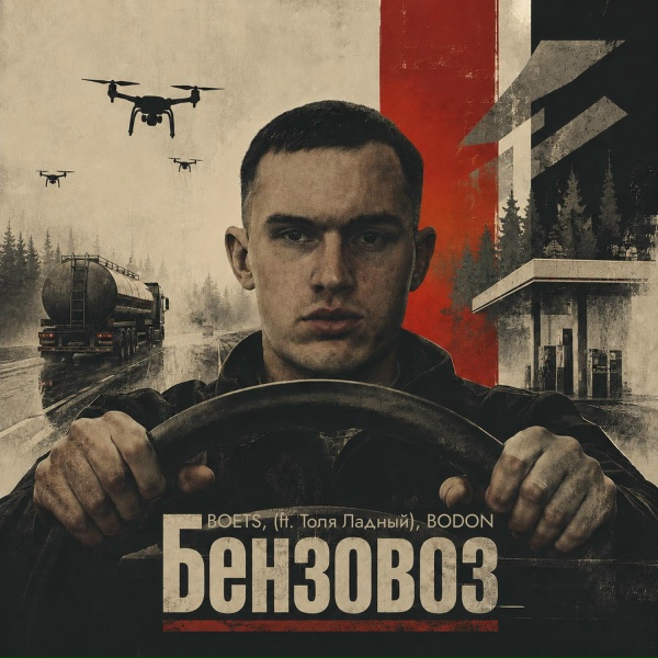 Обложка: BOETS, BODON feat. Толя Ладный - Бензовоз