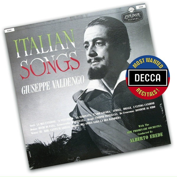 Обложка: Giuseppe Valdengo, Kingsway Symphony Orchestra, Alberto Erede - Leoncavallo: Mattinata