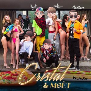 Обложка: MORGENSHTERN, SODA LUV, blago white, OG Buda, MAYOT - Cristal & МОЁТ